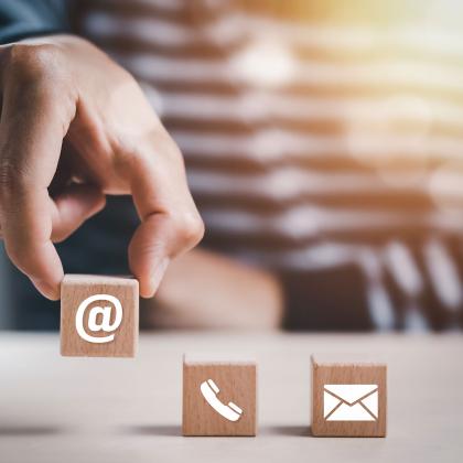 Kontaktmöglichkeiten via E-Mail, Telefon und Post - Drogenberatung Lörrach